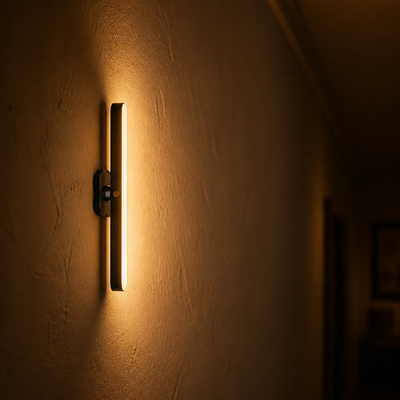 Minimalist Wood Grain Magnetic LED Strip