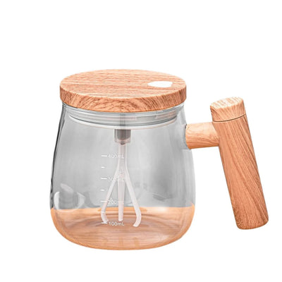 Mixer Mug Maple Wood Rechargeable USB 400ml