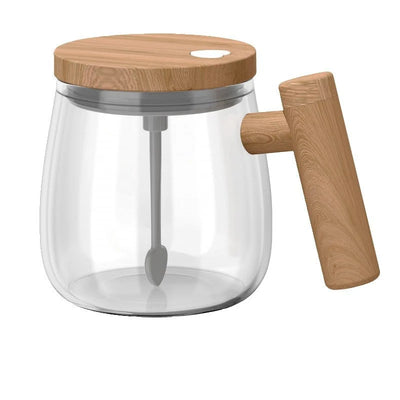 Mixer Mug Maple Wood Rechargeable USB 400ml