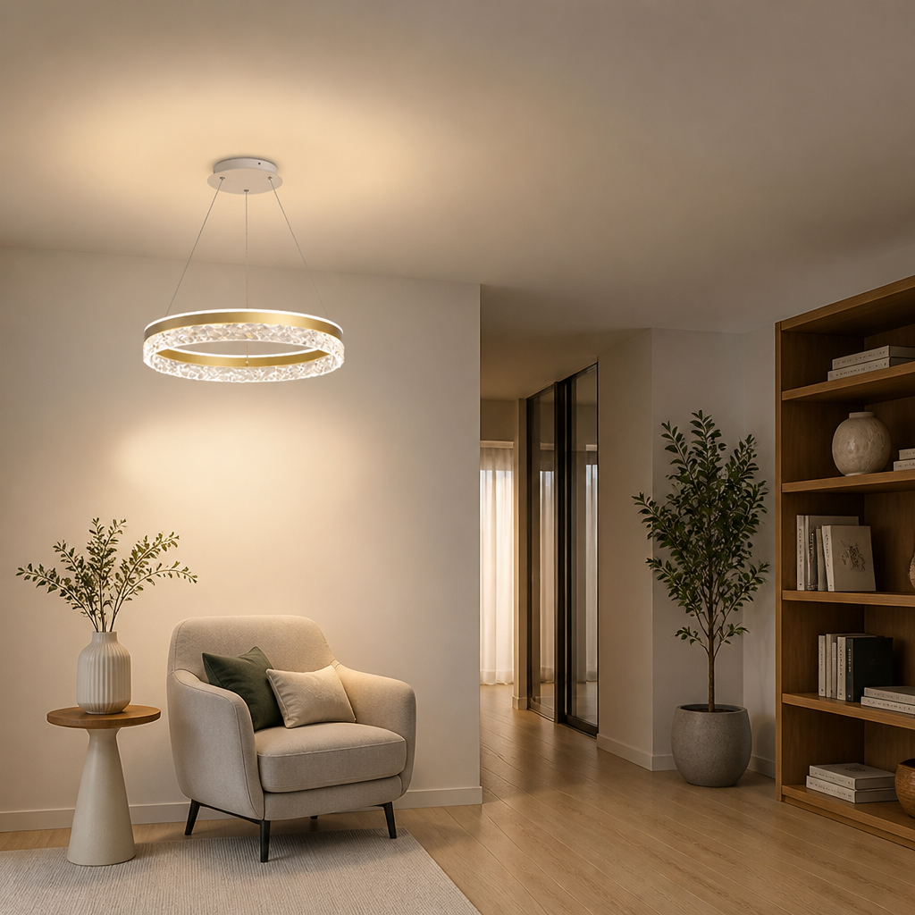 Modern Acrylic LED Adjustable Ceiling Light