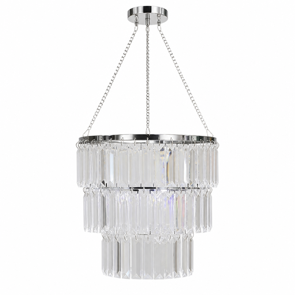 Modern Acrylic Two-Tier Pendant Light