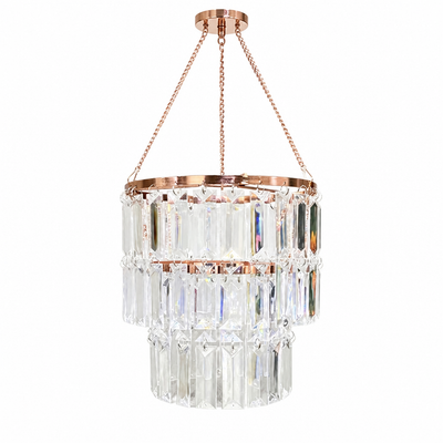 Modern Acrylic Two-Tier Pendant Light