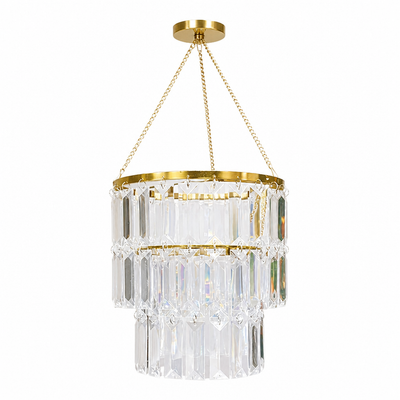 Modern Acrylic Two-Tier Pendant Light