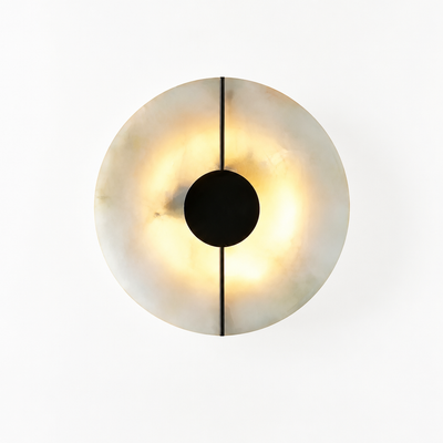 Modern Alabaster Marble LED Wall Sconce