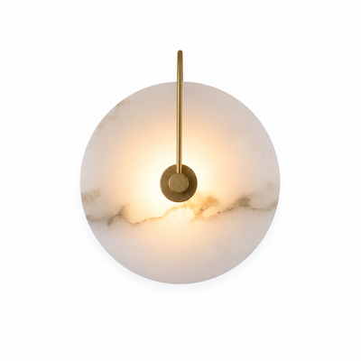 Modern Alabaster Marble LED Wall Sconce