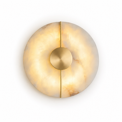 Modern Alabaster Marble LED Wall Sconce