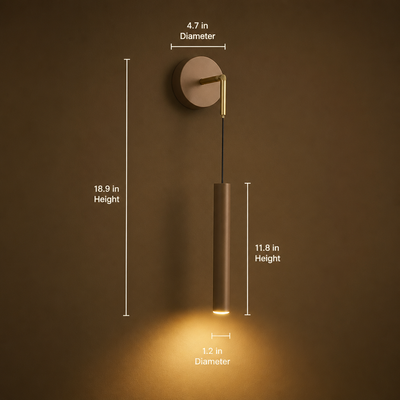 Modern Aluminum LED Adjustable Wall Sconce