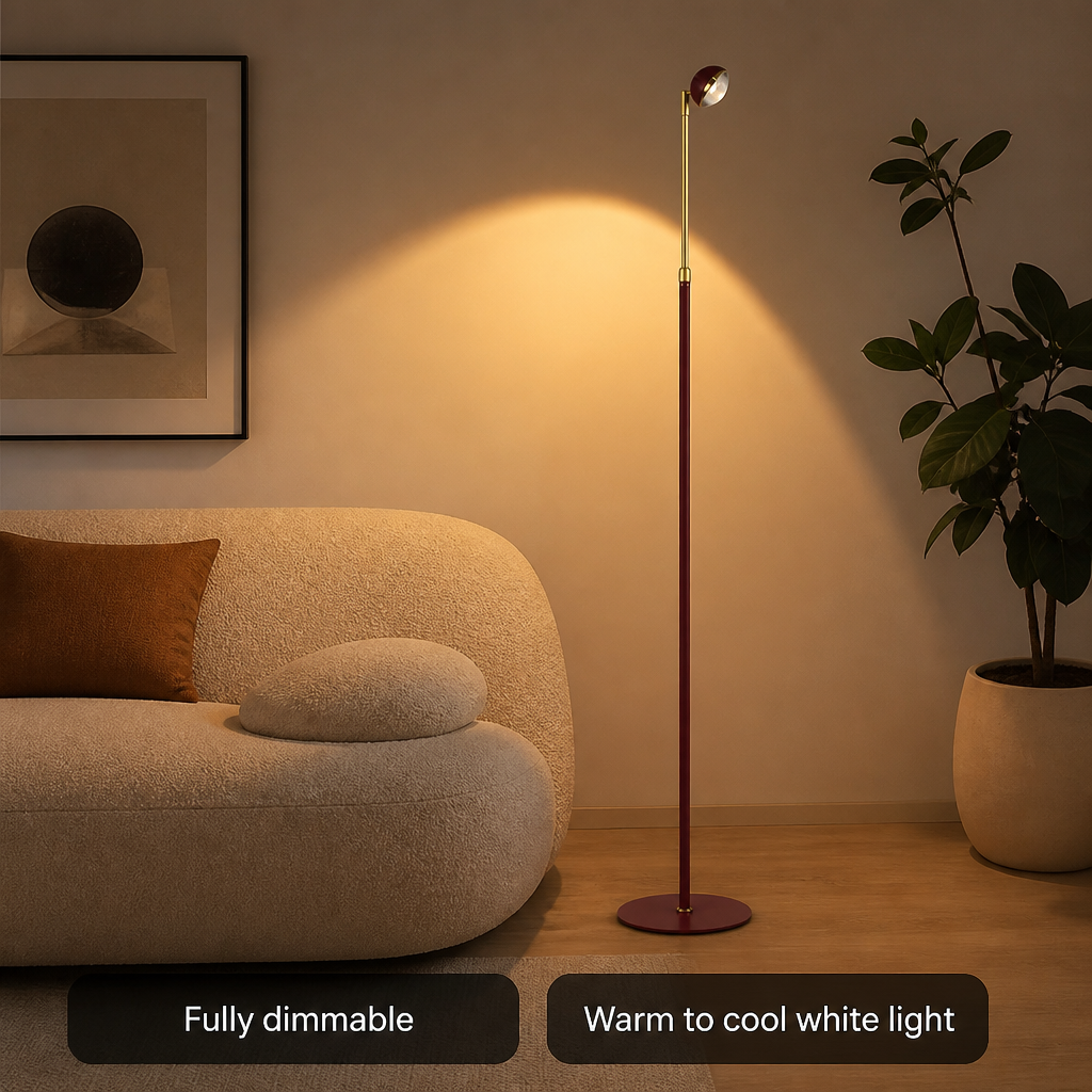 Modern Aluminum LED Vertical Floor Lamp