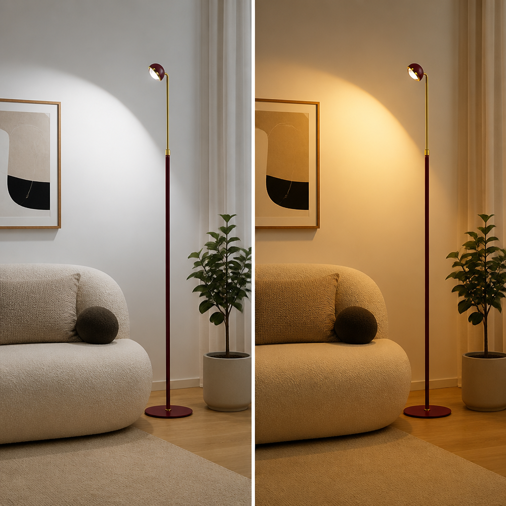 Modern Aluminum LED Vertical Floor Lamp
