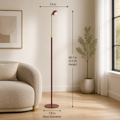 Modern Aluminum LED Vertical Floor Lamp