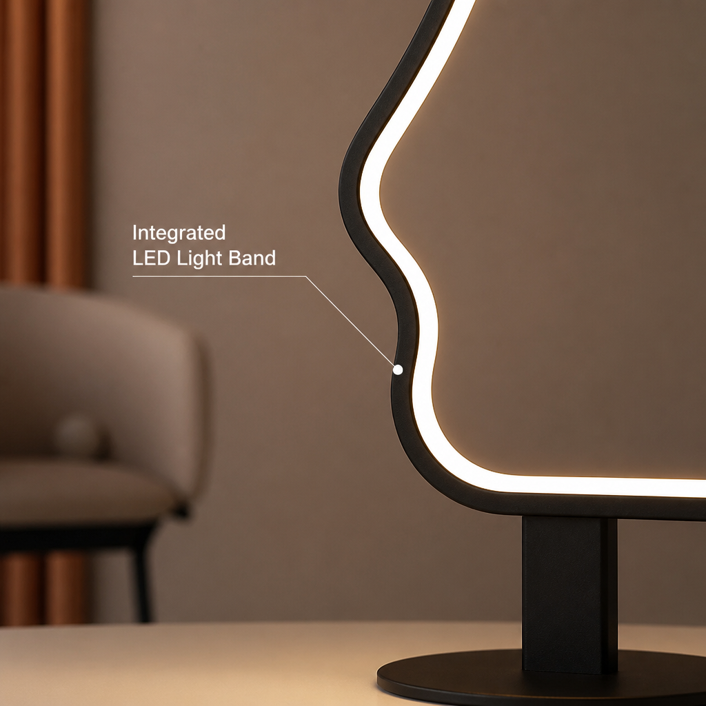 Modern Black LED Floor Lamp