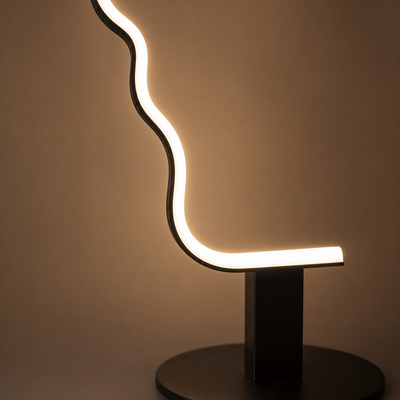Modern Black LED Floor Lamp
