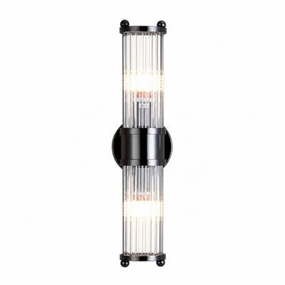 Modern Brass Crystal LED Dimmable Wall Sconce
