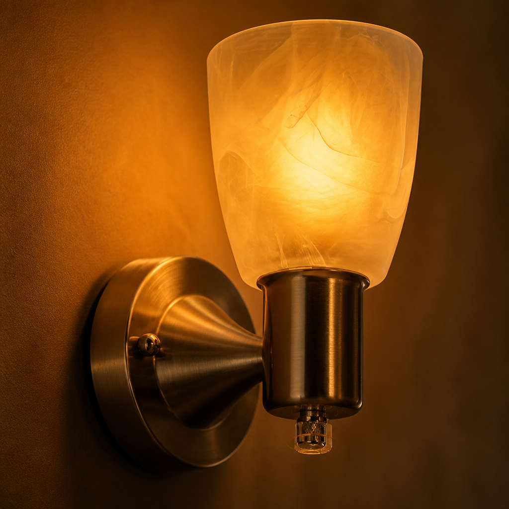 Modern Brushed Nickel Wall Sconce
