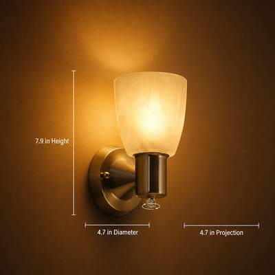 Modern Brushed Nickel Wall Sconce