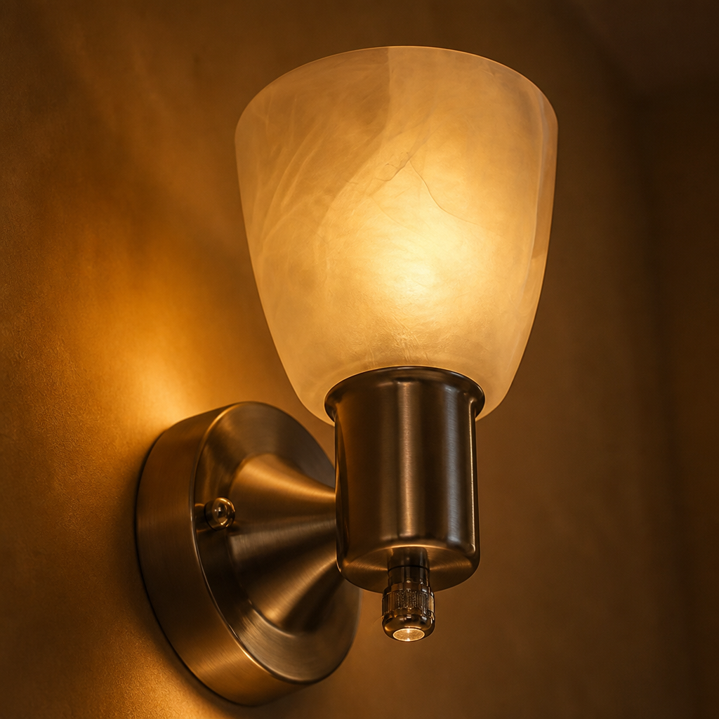 Modern Brushed Nickel Wall Sconce