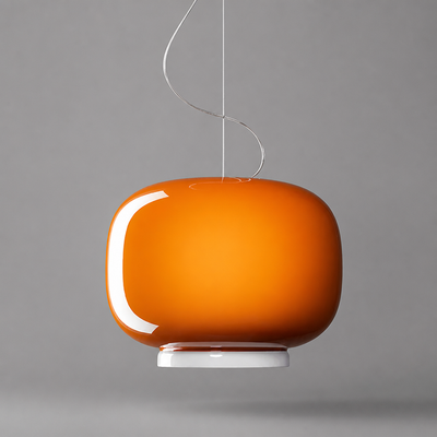 Modern Colored Glass LED Pendant Light