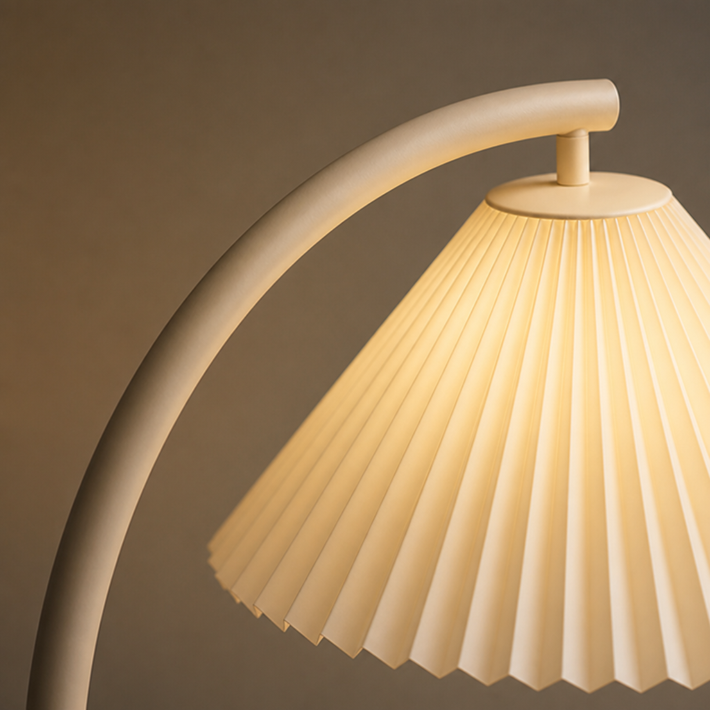 Modern Cream Stepless Dimming Floor Lamp