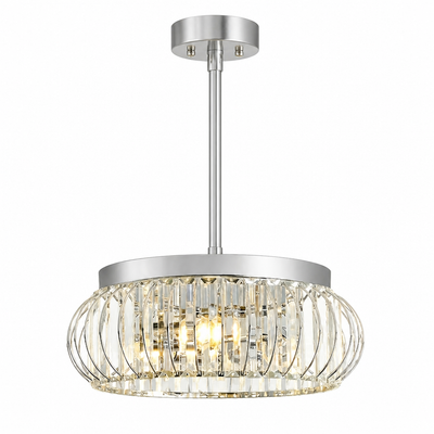 Modern Crystal Cage Ceiling Light