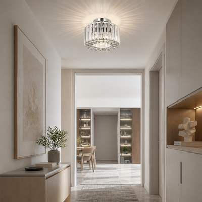 Modern Crystal Ceiling Light