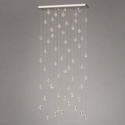 Modern Crystal LED Ball Chandelier