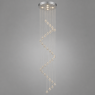 Modern Crystal LED Ball Chandelier