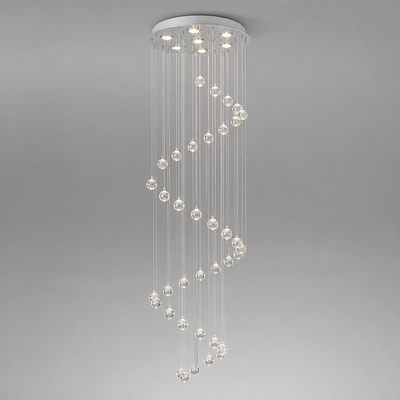 Modern Crystal LED Ball Chandelier