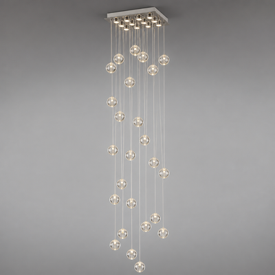 Modern Crystal LED Ball Chandelier