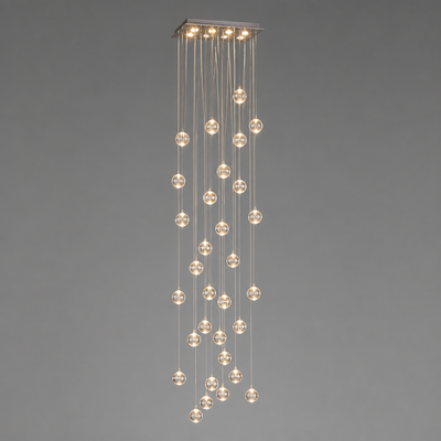 Modern Crystal LED Ball Chandelier