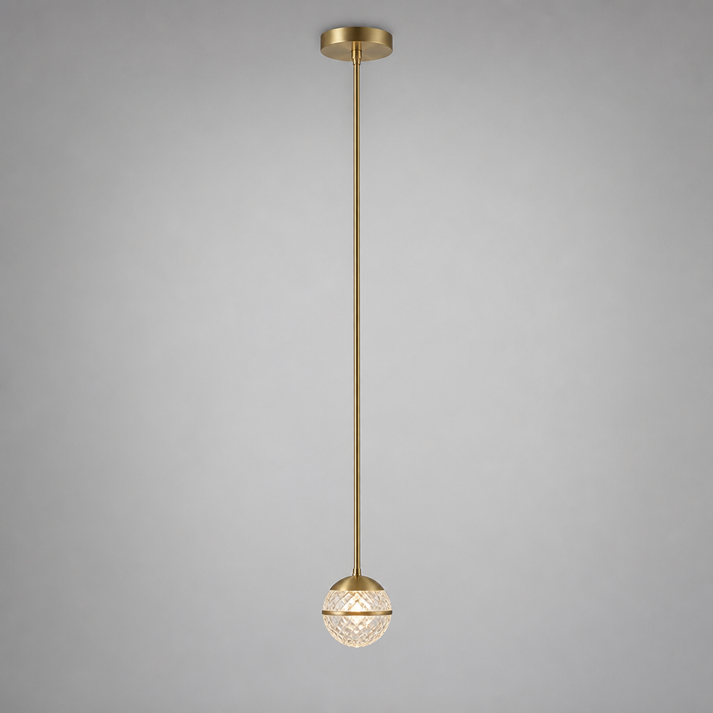 Modern Crystal LED Ball Chandelier