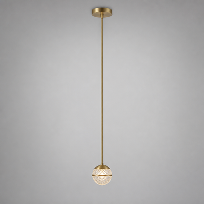Modern Crystal LED Ball Chandelier