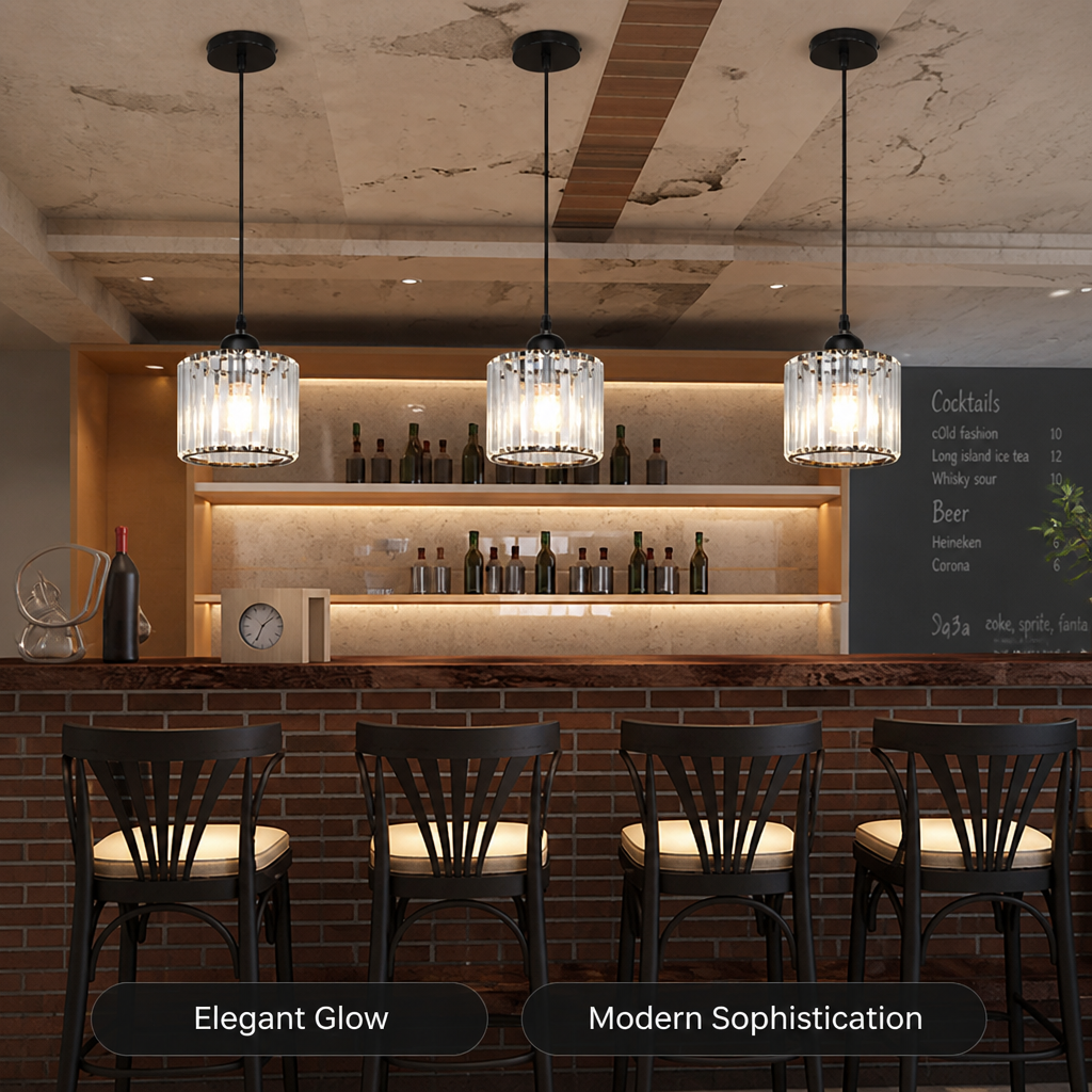 Modern Crystal LED Ceiling Light