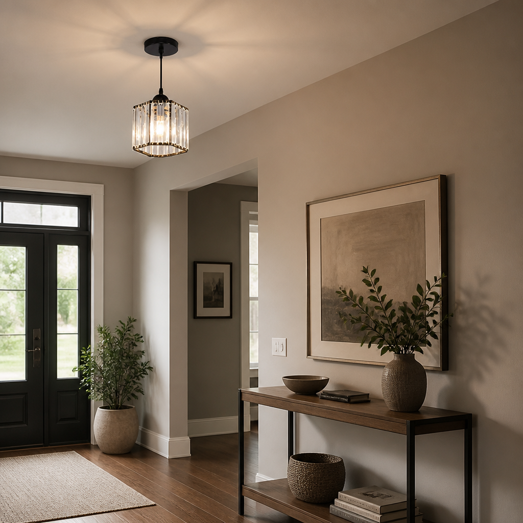 Modern Crystal LED Ceiling Light
