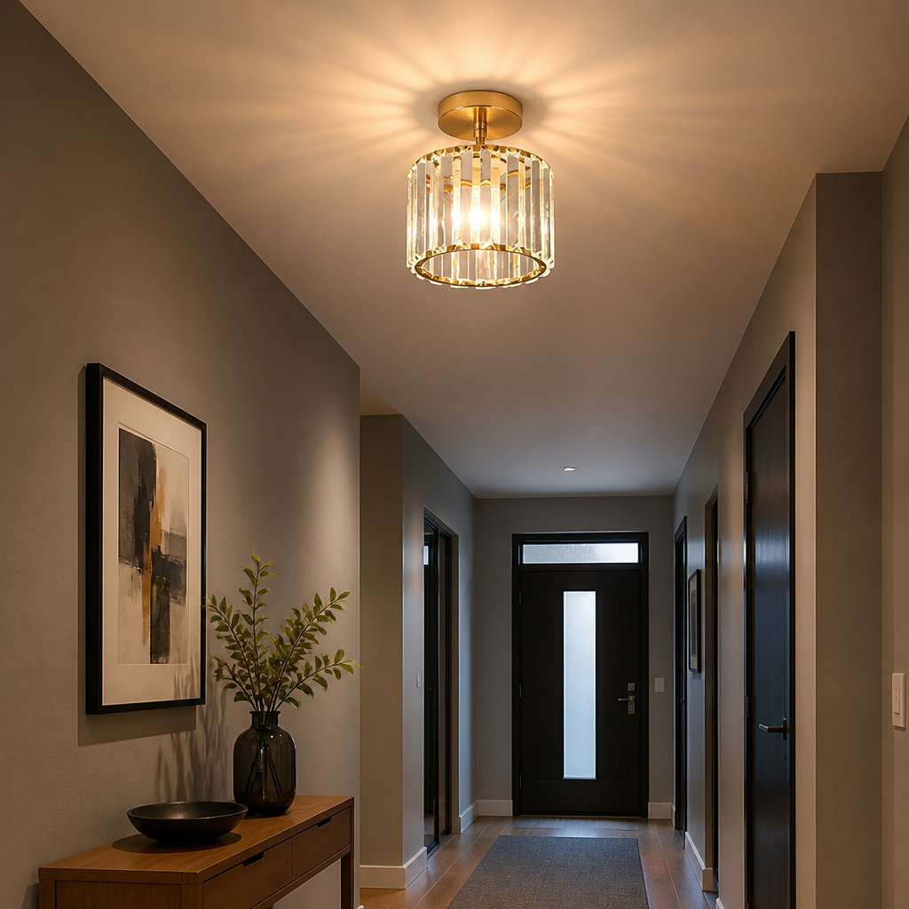 Modern Crystal LED Ceiling Light