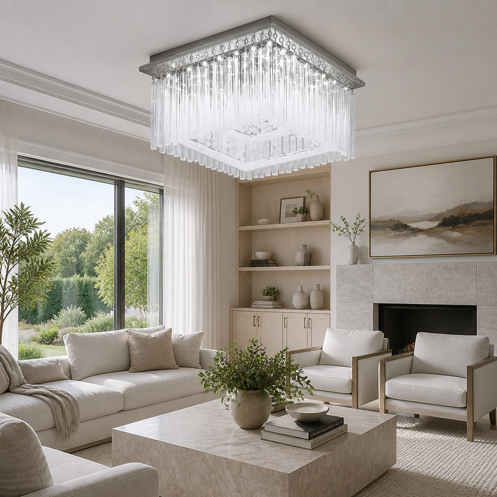 Modern Crystal LED Chandelier