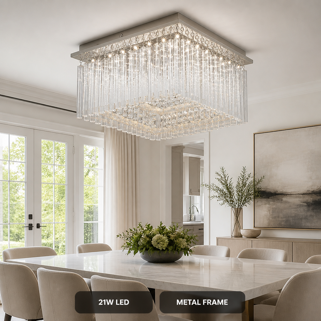Modern Crystal LED Chandelier