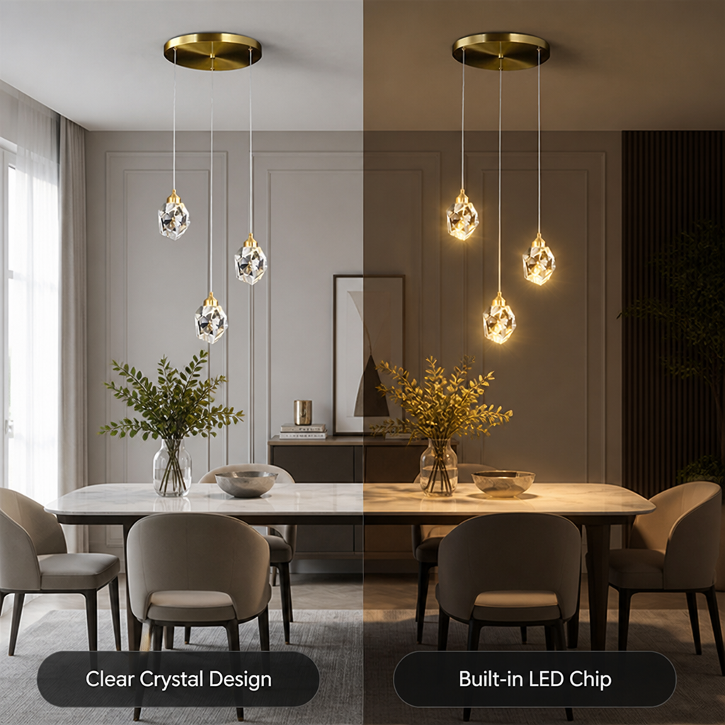Modern Crystal LED Chandelier