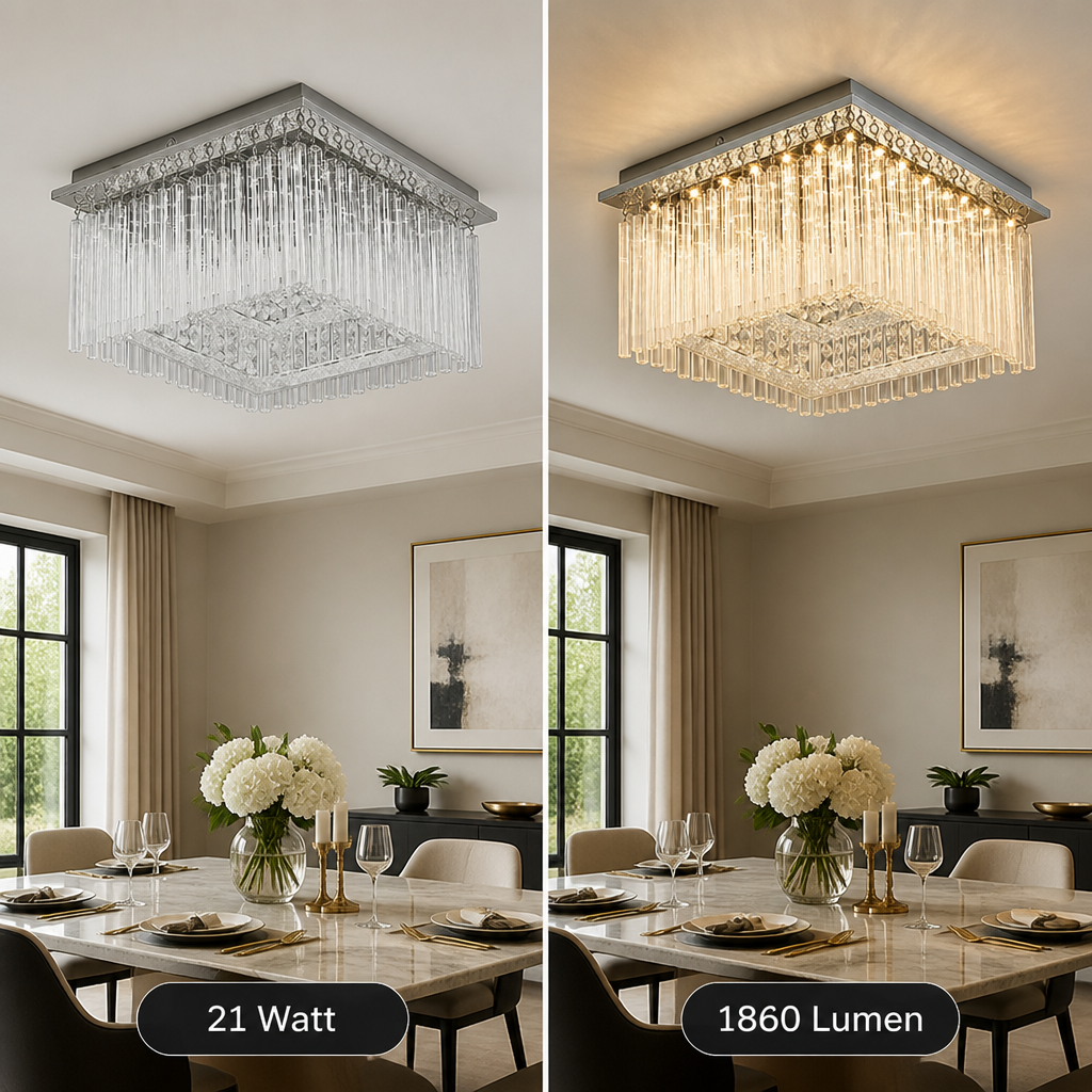 Modern Crystal LED Chandelier