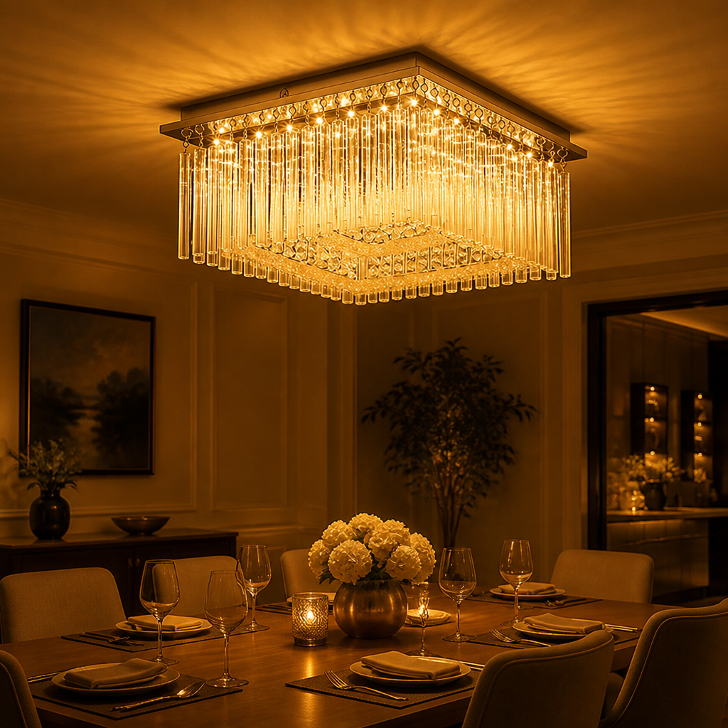 Modern Crystal LED Chandelier