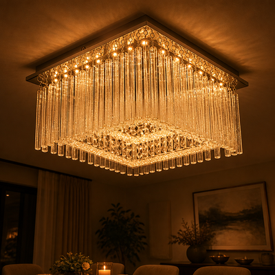 Modern Crystal LED Chandelier