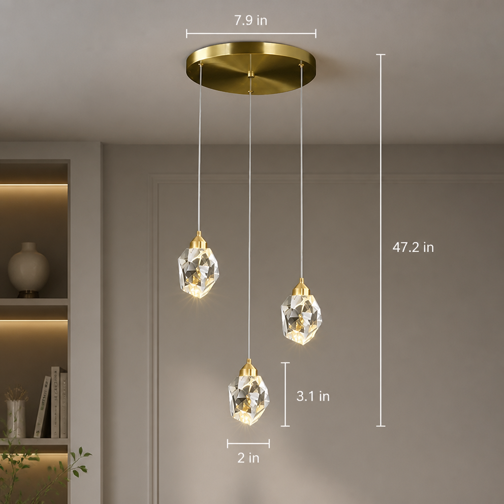 Modern Crystal LED Chandelier