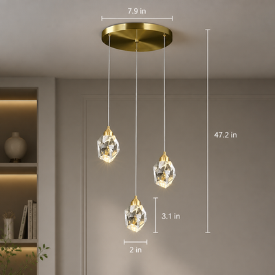 Modern Crystal LED Chandelier
