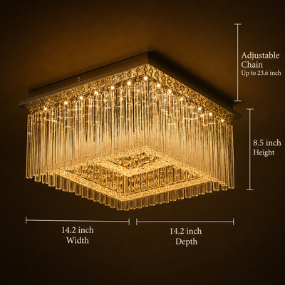 Modern Crystal LED Chandelier