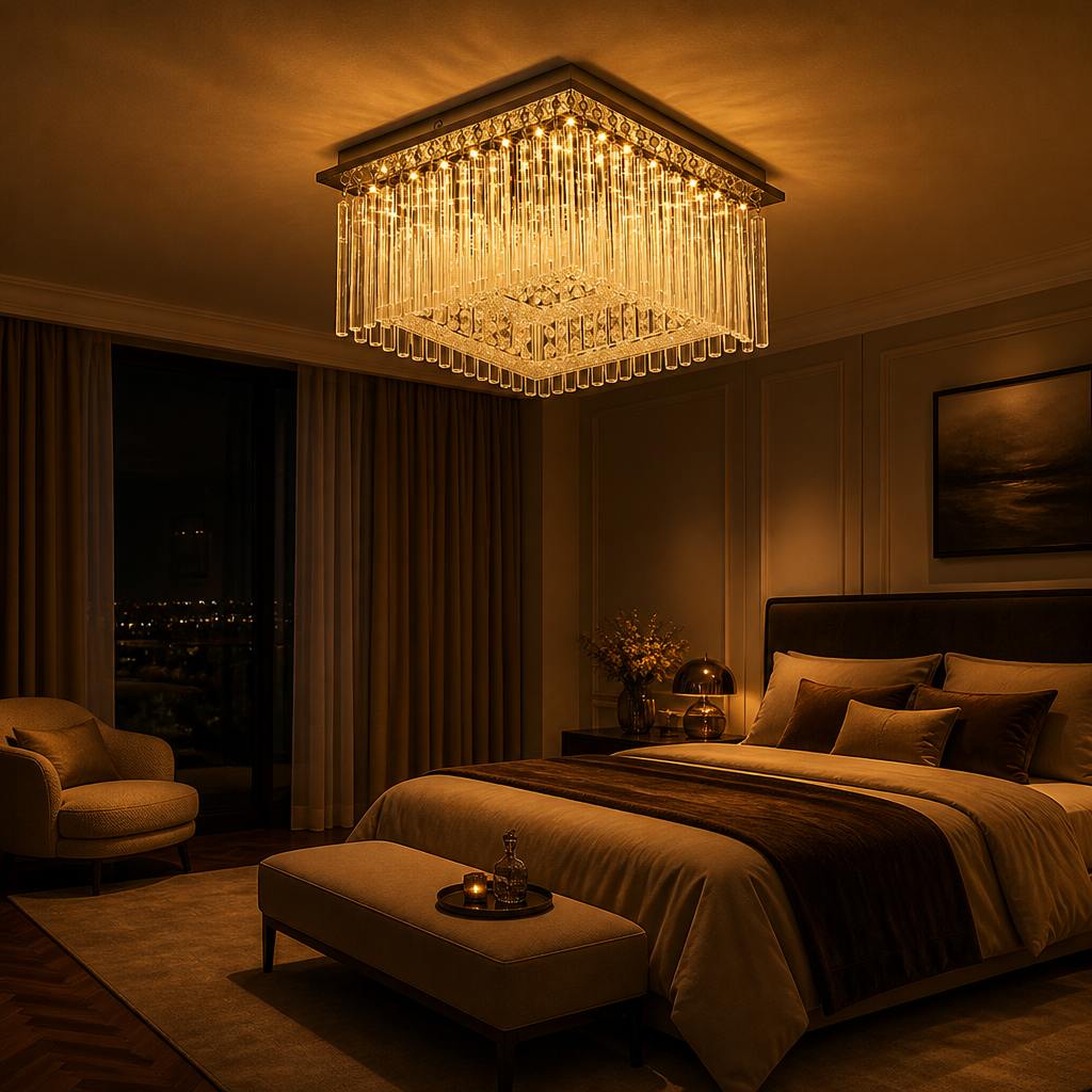 Modern Crystal LED Chandelier