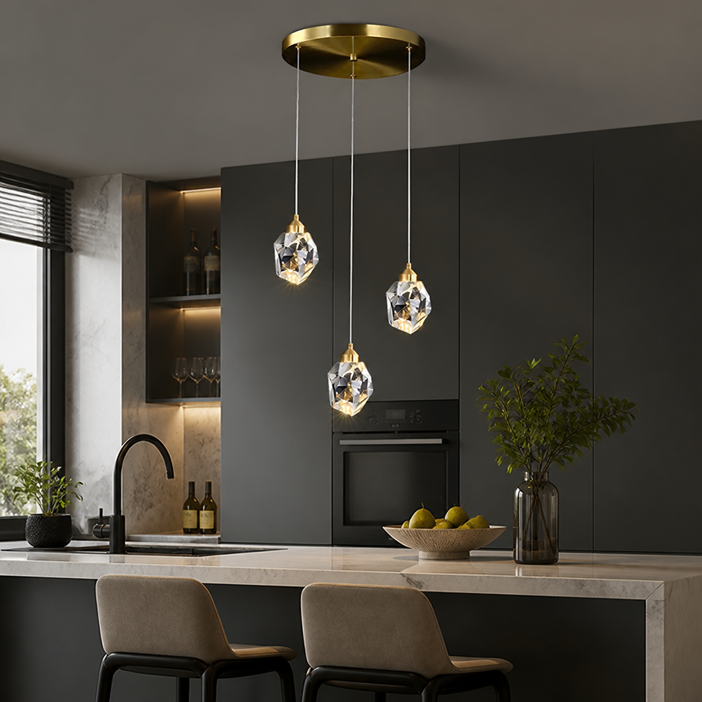 Modern Crystal LED Chandelier