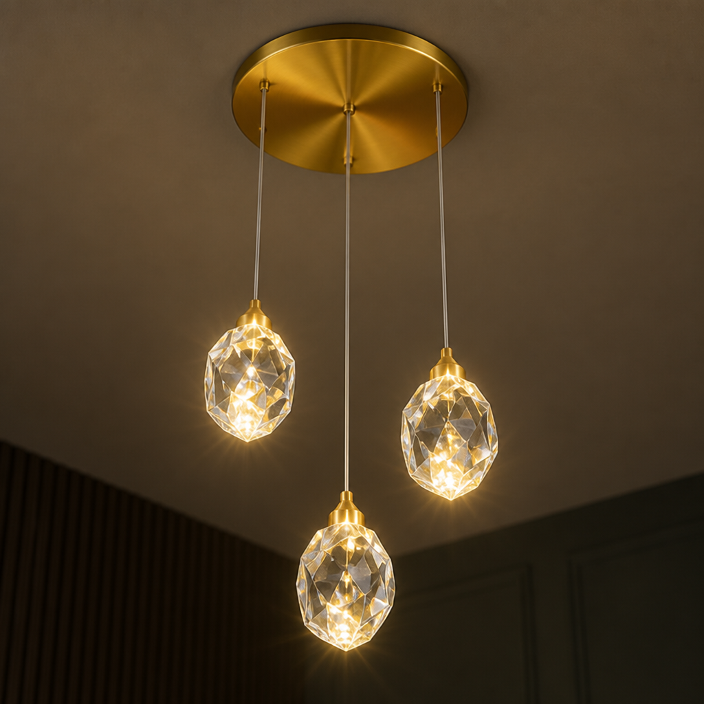 Modern Crystal LED Chandelier