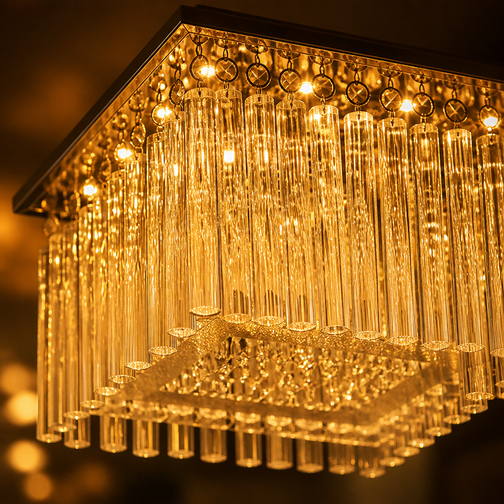 Modern Crystal LED Chandelier