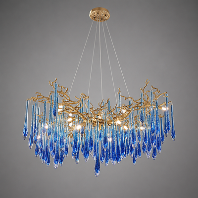 Modern Crystal LED Pendant Light