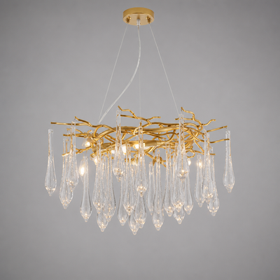 Modern Crystal LED Pendant Light