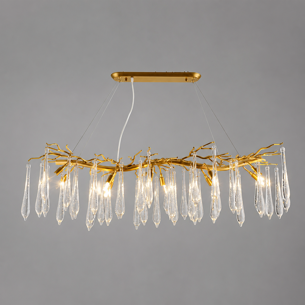 Modern Crystal LED Pendant Light